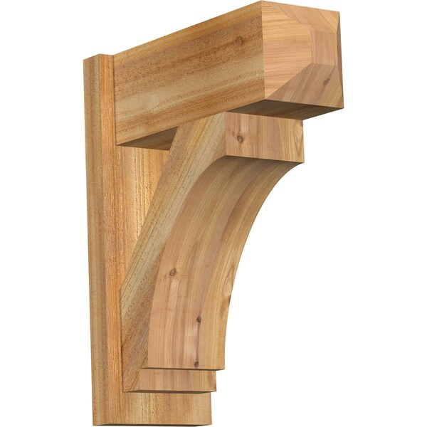 Ekena Millwork Imperial Rough Sawn Craftsman Outlooker, Western Red Cedar, 8"W x 20"D x 24"H OUT08X20X24IMP04RWR - main